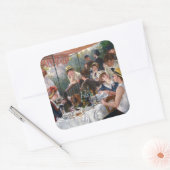 Pierre-Auguste Renoir - Luncheon van de roeipartij Vierkante Sticker (Envelop)