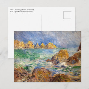 Pierre-Auguste Renoir - Marine, Guernesey Briefkaart