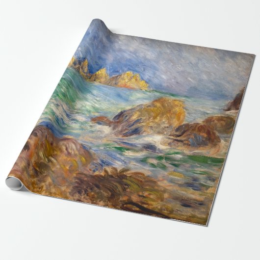 Pierre-Auguste Renoir - Marine, Guernesey Cadeaupapier (Uitgerold)