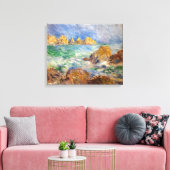 Pierre-Auguste Renoir - Marine, Guernesey Canvas Afdruk (Insitu (Woonkamer))