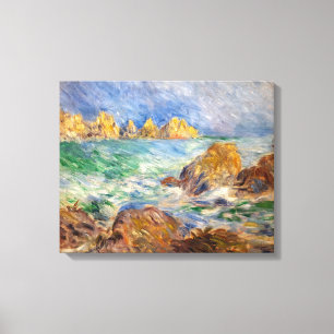Pierre-Auguste Renoir - Marine, Guernesey Canvas Afdruk