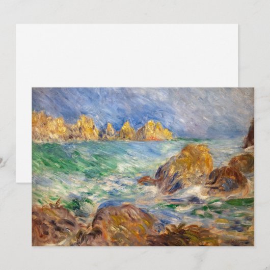 Pierre-Auguste Renoir - Marine, Guernesey Kaart (Voorkant / Achterkant)