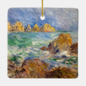 Pierre-Auguste Renoir - Marine, Guernesey Keramisch Ornament (Achterkant)