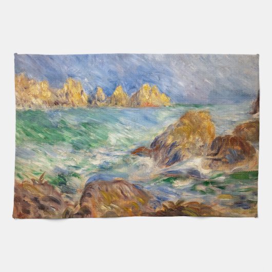 Pierre-Auguste Renoir - Marine, Guernesey Theedoek (Horizontaal)