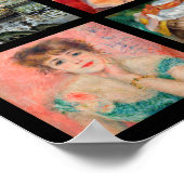 Pierre-Auguste Renoir - Masterpieces Grid Collage Poster (Hoek)