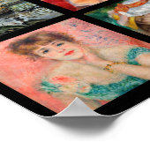 Pierre-Auguste Renoir - Masterpieces Grid Collage Poster (Hoek)