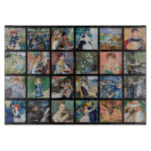 Pierre-Auguste Renoir - Masterstuks Collage Snijplank (Voorkant)