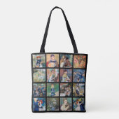 Pierre-Auguste Renoir - Masterstuks Collage Tote Bag (Achterkant)