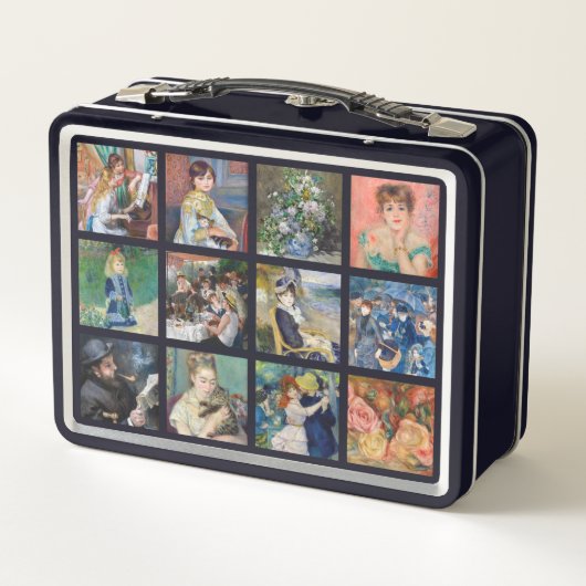 Pierre-Auguste Renoir - Masterstuks Grid Collage (Achterkant)