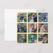 Pierre-Auguste Renoir - Masterstuks Grid Collage Bedankkaart (Voorkant / Achterkant)