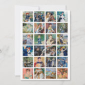 Pierre-Auguste Renoir - Masterstuks Grid Collage Bedankkaart (Voorkant)