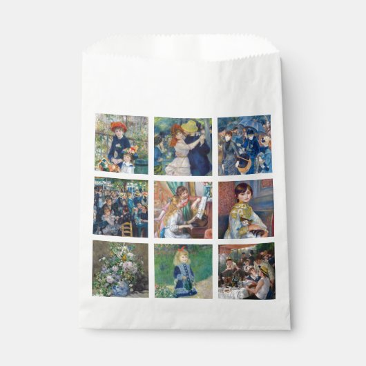 Pierre-Auguste Renoir - Masterstuks Grid Collage Bedankzakje (Voorkant)