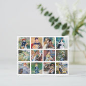 Pierre-Auguste Renoir - Masterstuks Grid Collage Briefkaart (Staand voorkant)