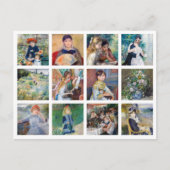 Pierre-Auguste Renoir - Masterstuks Grid Collage Briefkaart (Voorkant)