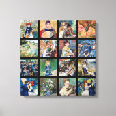 Pierre-Auguste Renoir - Masterstuks Grid Collage Canvas Afdruk (Voorkant)