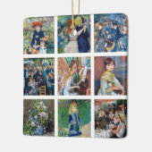 Pierre-Auguste Renoir - Masterstuks Grid Collage Keramisch Ornament (Links)