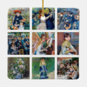 Pierre-Auguste Renoir - Masterstuks Grid Collage Keramisch Ornament (Achterkant)