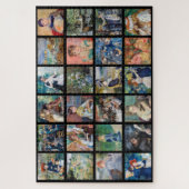 Pierre-Auguste Renoir - Masterstuks Grid Collage Legpuzzel (Verticaal)