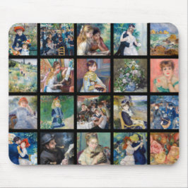Pierre-Auguste Renoir - Masterstuks Grid Collage Muismat