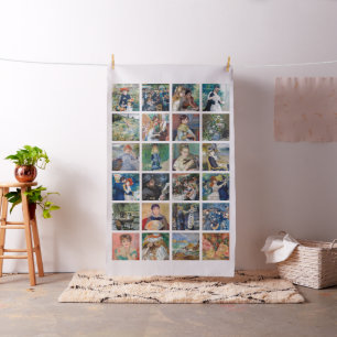 Pierre-Auguste Renoir - Masterstuks Grid Collage Stof