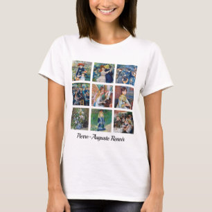 Pierre-Auguste Renoir - Masterstuks Grid Collage T-shirt