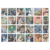 Pierre-Auguste Renoir - Masterstuks Grid Collage Tafelkleed (Voorkant (Horizontaal))