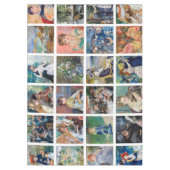 Pierre-Auguste Renoir - Masterstuks Grid Collage Tafelkleed (Voorkant)
