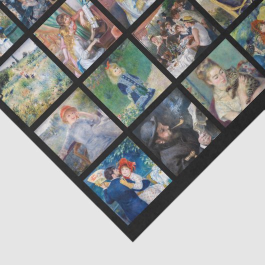 Pierre-Auguste Renoir - Masterstuks Grid Collage Tissuepapier (Detail)