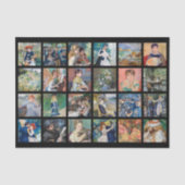 Pierre-Auguste Renoir - Masterstuks Grid Collage Tissuepapier (Voorkant)