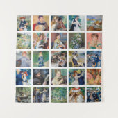 Pierre-Auguste Renoir - Masterstuks Grid Collage Wandkleed (Voorkant)