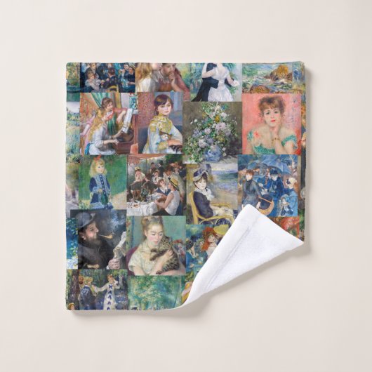 Pierre-Auguste Renoir - Masterstuks Patchwork Bad Handdoek (Wasdoekje)