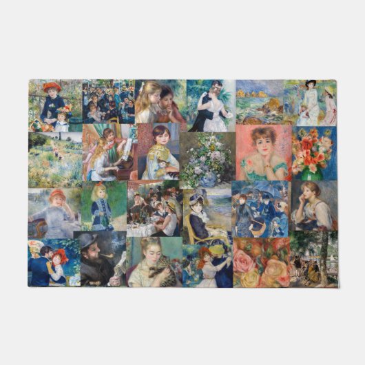 Pierre-Auguste Renoir - Masterstuks Patchwork Deurmat (Voorkant)