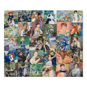 Pierre-Auguste Renoir - Masterstuks Patchwork Foto Afdruk
