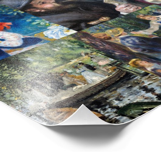 Pierre-Auguste Renoir - Masterstuks Patchwork Foto Afdruk (Hoek)