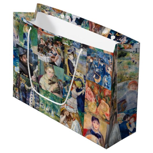 Pierre-Auguste Renoir - Masterstuks Patchwork Groot Cadeauzakje (Voorkant Gekanteld)
