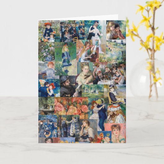 Pierre-Auguste Renoir - Masterstuks Patchwork Kaart (Gele Bloem)