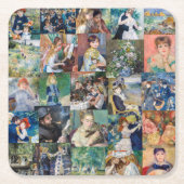 Pierre-Auguste Renoir - Masterstuks Patchwork Kartonnen Onderzetters (Voorkant)