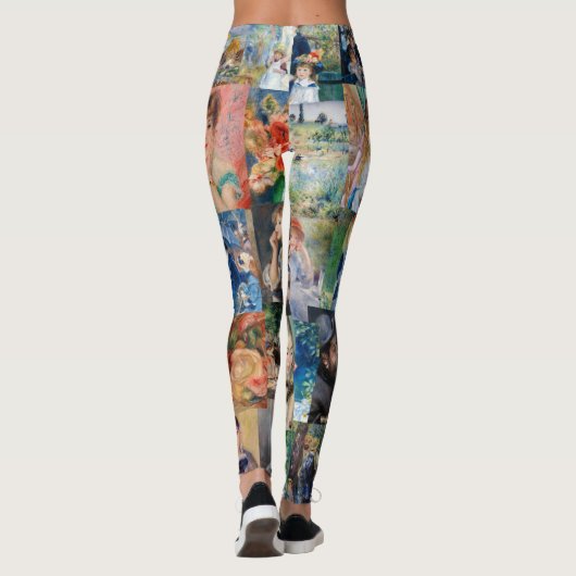 Pierre-Auguste Renoir - Masterstuks Patchwork Leggings (Achterkant)