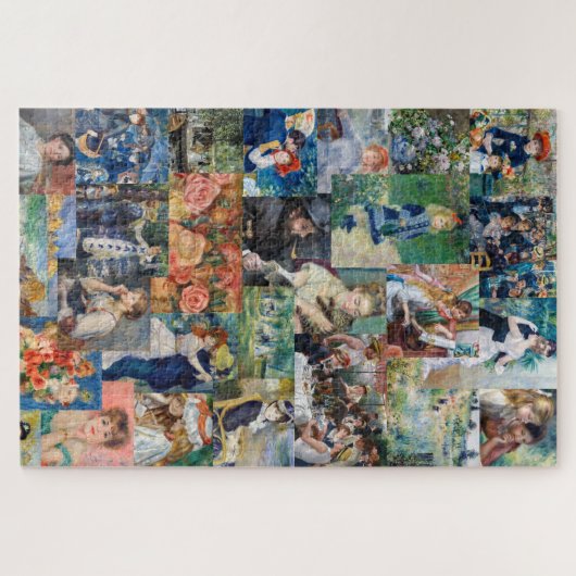 Pierre-Auguste Renoir - Masterstuks Patchwork Legpuzzel (Horizontaal)