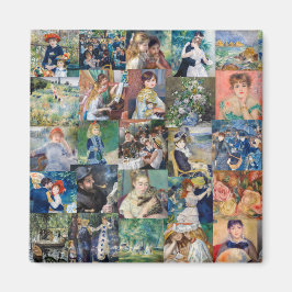 Pierre-Auguste Renoir - Masterstuks Patchwork Magneet