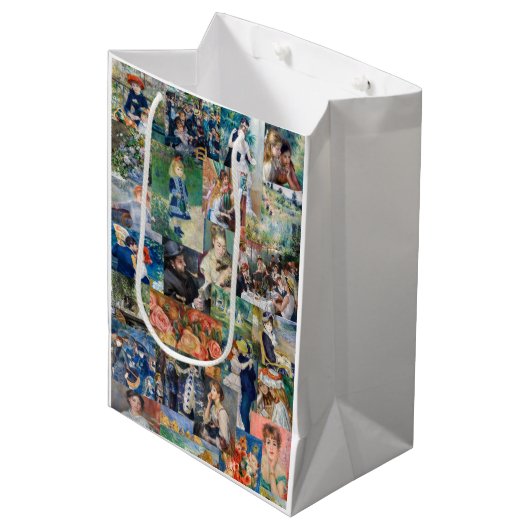 Pierre-Auguste Renoir - Masterstuks Patchwork Medium Cadeauzakje (Voorkant Gekanteld)