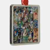 Pierre-Auguste Renoir - Masterstuks Patchwork Metalen Ornament (Rechts)