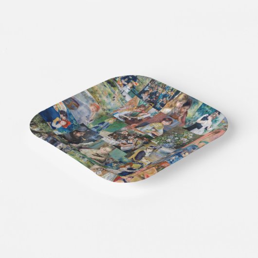 Pierre-Auguste Renoir - Masterstuks Patchwork Papieren Bordje (Gebogen)