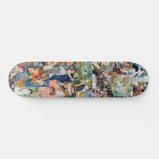Pierre-Auguste Renoir - Masterstuks Patchwork Persoonlijk Skateboard (Horizontaal)