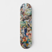 Pierre-Auguste Renoir - Masterstuks Patchwork Persoonlijk Skateboard (Voorkant)