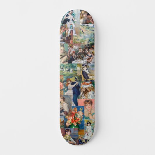 Pierre-Auguste Renoir - Masterstuks Patchwork Persoonlijk Skateboard (Voorkant)