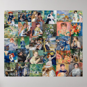 Pierre-Auguste Renoir - Masterstuks Patchwork Poster