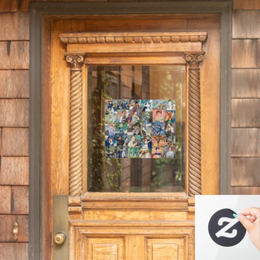 Pierre-Auguste Renoir - Masterstuks Patchwork Raamsticker (Huis Deur)