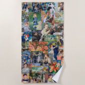 Pierre-Auguste Renoir - Masterstuks Patchwork Strandlaken (Voorkant)