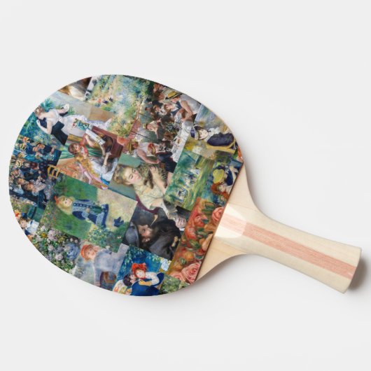Pierre-Auguste Renoir - Masterstuks Patchwork Tafeltennisbatje (Zijkant)